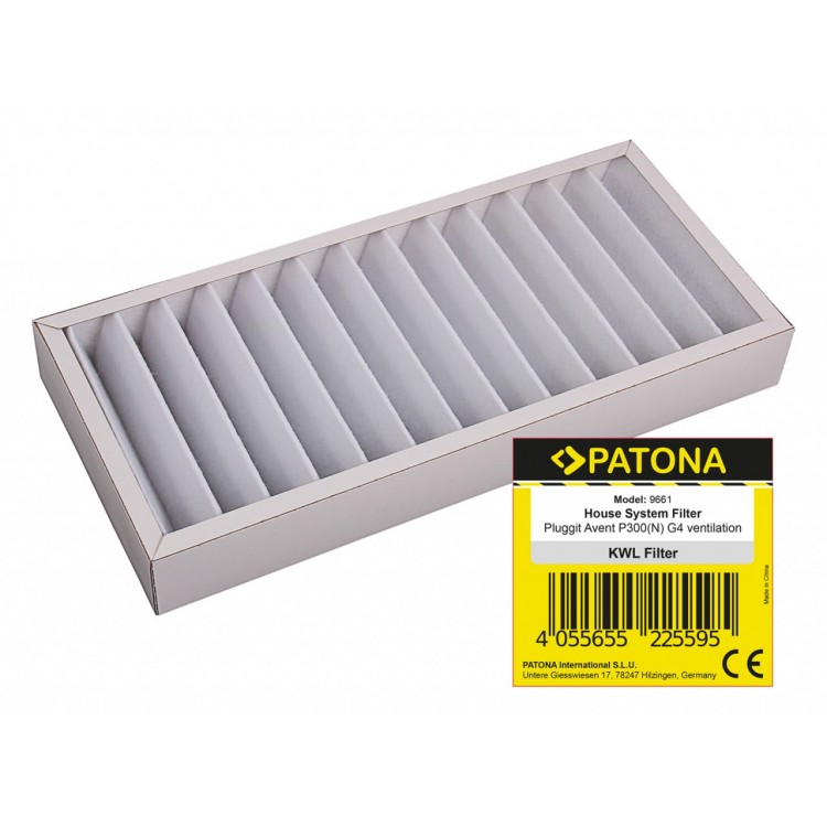 Φίλτρο συμβατό για ventilation unit Pluggit Avent P300 (N) G4 PATONA