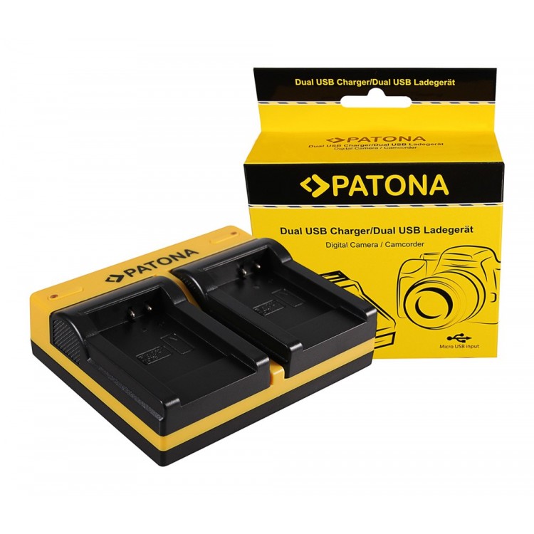PATONA Dual Ladegerät f. Olympus Li-70B FE FE4020 FE-4020 FE4040 FE-4040 FE5040 FE-5040 inkl. Micro-