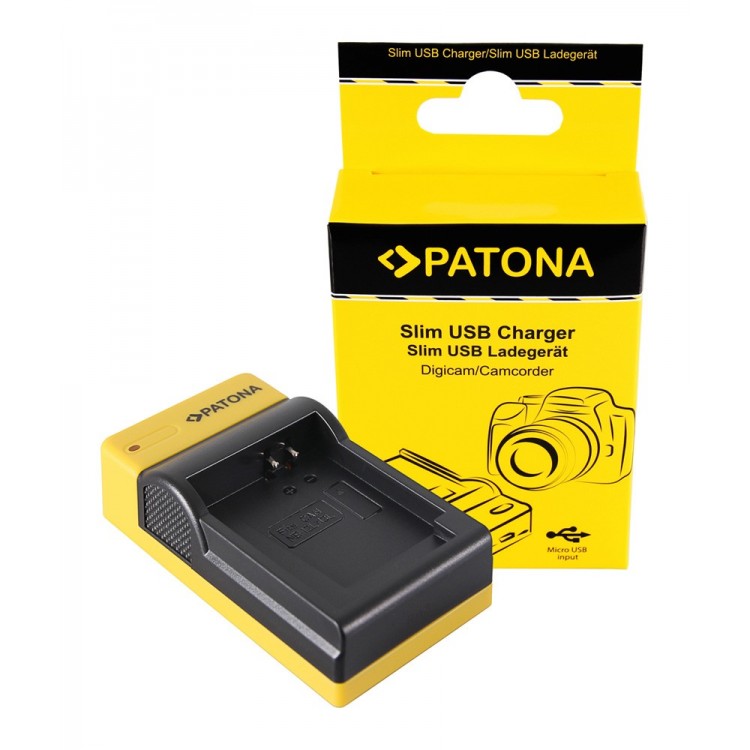 PATONA Slim micro-USB Charger f. Canon NB-13L PowerShot G5 X G5X G7 X G7 X Mark II G7X G9 X G9X