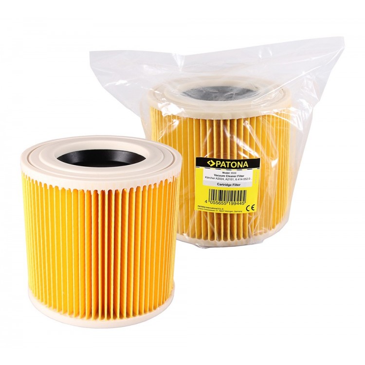 PATONA Cartridge Filter f. Kärcher A2024, A2101, 6.414-552.0