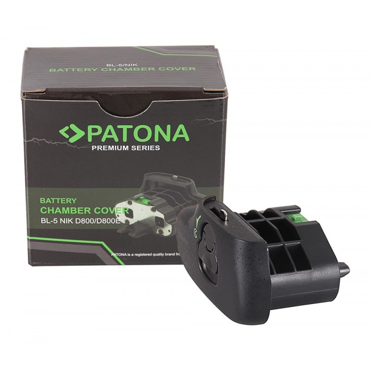 PATONA Battery Cover BL-5 f. Nikon D800 D800E in battery grip MB-D12 MB-D18