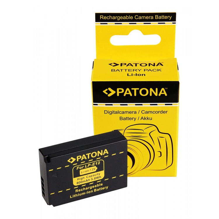 PATONA battery for Canon LPE12 LPE-12 Canon EOS M