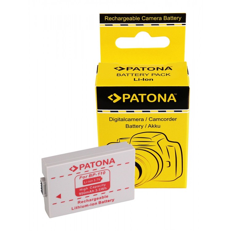 PATONA Battery for Canon BP-110 Canon HF R26 Canon HF 28 Canon HF 206
