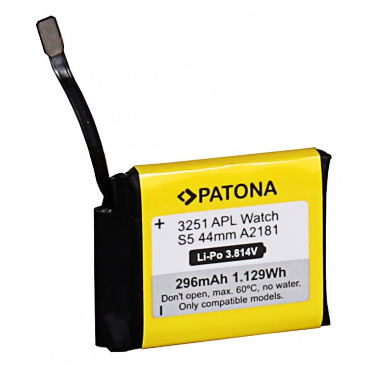 PATONA Battery f. Apple Watch Serie 5 44mm A2181
