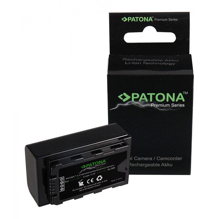 PATONA Premium Battery f. Panasonic VW-VBD29 AJ-PX298MC HDC-MDH2GK Aj-HPX270