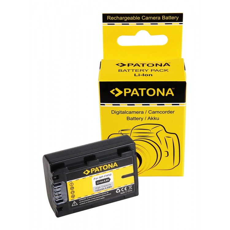 PATONA Battery f. Sony NP-FH50 NP-FH60 NP-FH70 NP-FH100 Alpha A290 A390