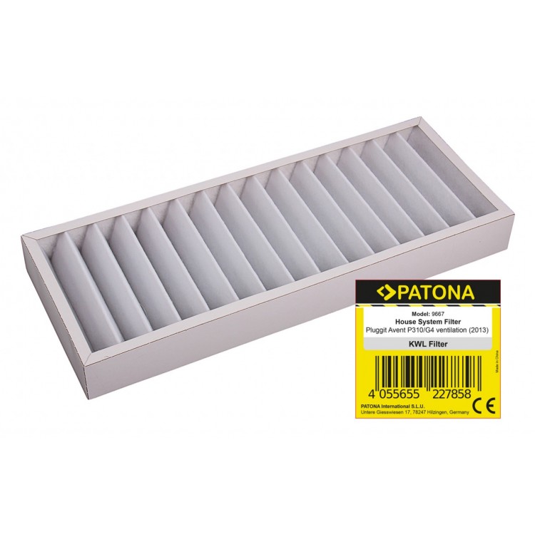 Φίλτρο συμβατό για ventilation unit Pluggit Avent P310 G4 Gert from 2013 PATONA