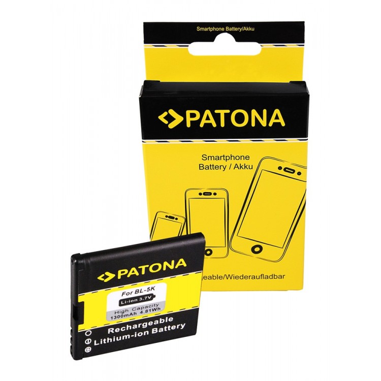PATONA Battery f. Nokia BL5K 701 C7 C7-00 N85 N86-8MP N86-8MP Oro X7-00