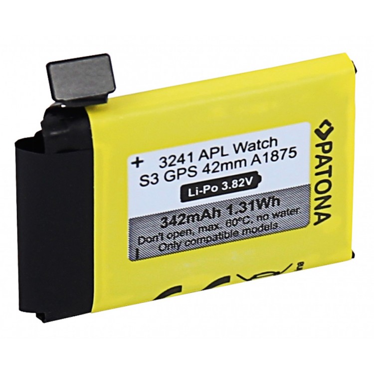 PATONA Battery f. Apple Watch Serie 3 GPS 42mm A1875