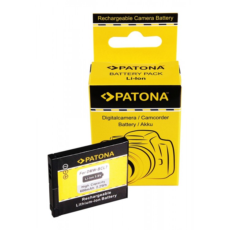 PATONA battery f. Panasonic DMW-BCL7E SZ9 SZ3 XS1 FS50 FH50 F5 BCL7