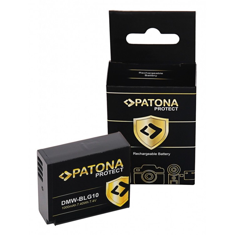 PATONA PROTECT Battery f. Panasonic DMW-BLG10 DMW-BLE9 DMC-GF3 DMC-LX85 DMC-LX100