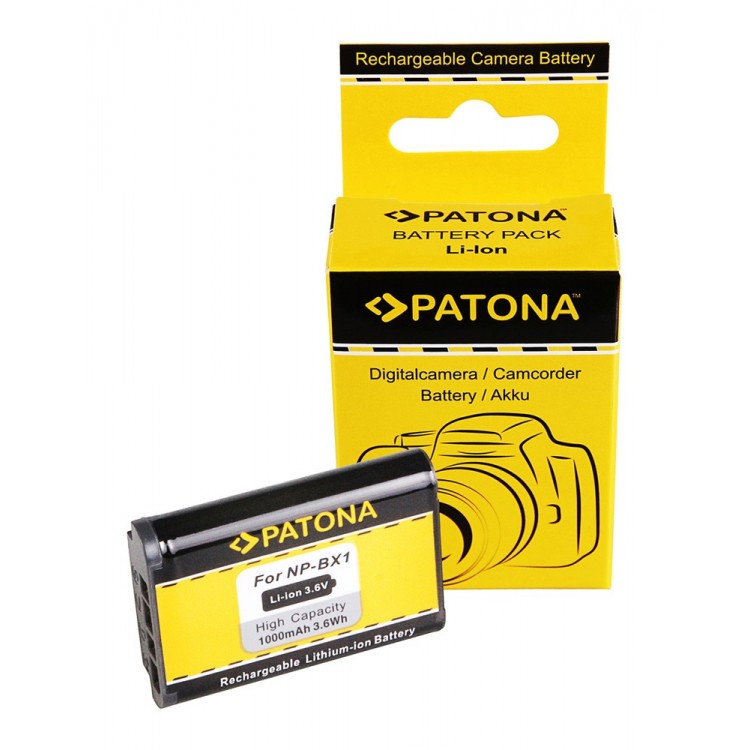PATONA battery for Sony NP-BX1 NPBX1 DSC-RX100 DSC RX100 Sony BX1